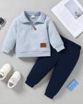 Toddler Boy's Long Sleeve Sweatshirt and Pants Set