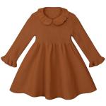 AlisOker Toddler Girls' Ruffle Knit Sweater Dress