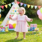 Silly Goose Smocked Dress for Toddler Girls