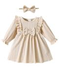 Cute Off-White Dress for Baby Girls 6-12 Months