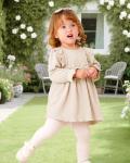 Cute Off-White Dress for Baby Girls 6-12 Months