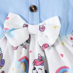 Toddler Girl Corduroy Dress with Bow Headband