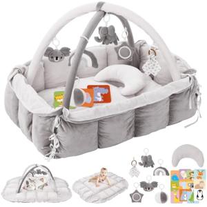 5-in-1 Convertible Baby Play Gym & Mat