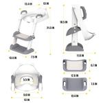HBTower Adjustable Potty Training Seat with Ladder
