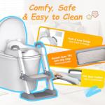 HBTower Adjustable Potty Training Seat with Ladder