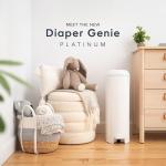 Diaper Genie Platinum Pail in Lilly White