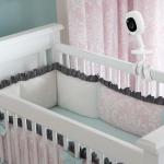 iTODOS Baby Monitor Mount Compatible with Nanit Pro Smart Baby Monitor & Flex Stand, Versatile Twist Mount Without Tools or Wall Damage,Travel Baby Monitor Accessory -White