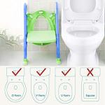 Kids Potty Training Toilet Seat with Step Stool