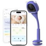 2K HD Baby Monitor with Breathing Tracker & Night Vision