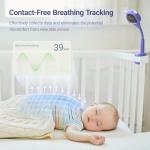 2K HD Baby Monitor with Breathing Tracker & Night Vision