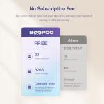 2K HD Baby Monitor with Breathing Tracker & Night Vision