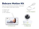 Bebcare Motion Smart Video Baby Monitor with Alerts