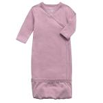 Organic Cotton Baby Kimono Gown with Mittens