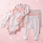 Butterblu Organic Cotton 3-Pack Kimono Bodysuits