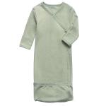 Organic Cotton Kimono Gown for Infants - Sage