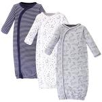 Organic Cotton Kimono Nightgown for Preemie Babies