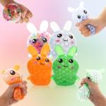 Easter Bunny Stress Balls 4-Pack for Fun
