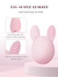 Pink Bunny Egg Teether and Rattle Toy