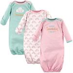 Luvable Friends Baby Girls' 3 Pack Nightgowns