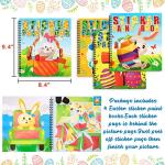 Easter Sticker Book Set for Kids Ages 4-8