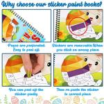 Easter Sticker Book Set for Kids Ages 4-8