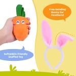 Newchin 9-Piece Easter Basket Plush Toy Set