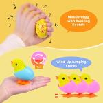 Newchin 9-Piece Easter Basket Plush Toy Set