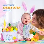 Newchin 9-Piece Easter Basket Plush Toy Set