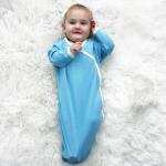 Babysoy Infant Long Sleeve Kimono Night Gown