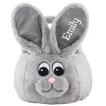 Personalized Plush Easter Basket for Kids