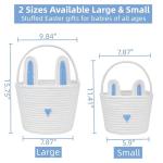 CubesLand Bunny Basket for Kids - Easter Fun