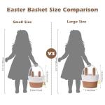 Personalized Bunny Easter Basket for Kids