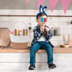 Personalized Bunny Easter Basket for Kids