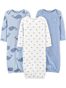 Simple Joys Cotton Sleeper Gown for Baby Boys