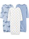 Simple Joys Cotton Sleeper Gown for Baby Boys