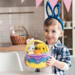 AMSHINE 7-Piece Easter Plush Playset for Kids