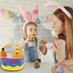 AMSHINE 7-Piece Easter Plush Playset for Kids