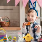 AMSHINE 7-Piece Easter Plush Playset for Kids