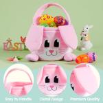 Pink Bunny Basket for Easter Egg Hunts