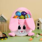 Pink Bunny Basket for Easter Egg Hunts