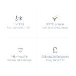 HALO Cotton Sleepsack Swaddle Blanket for Newborns