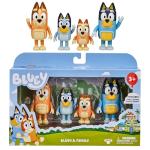Bluey Family Poseable Figures 4-Pack Set