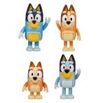 Bluey Family Poseable Figures 4-Pack Set