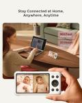 Momcozy BM04 WiFi Baby Monitor with 2 Cameras