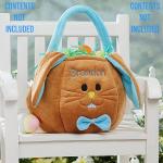 Personalized Plush Easter Bunny Basket for Kids
