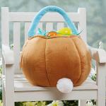 Personalized Plush Easter Bunny Basket for Kids