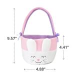 Bunny Easter Basket with Handle for Babies and Toddlers