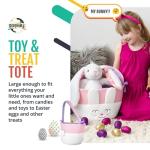 Bunny Easter Basket with Handle for Babies and Toddlers