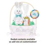 Personalized Easter Basket for Kids with Embroidery