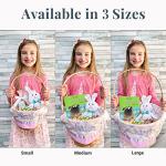 Personalized Easter Basket for Kids with Embroidery